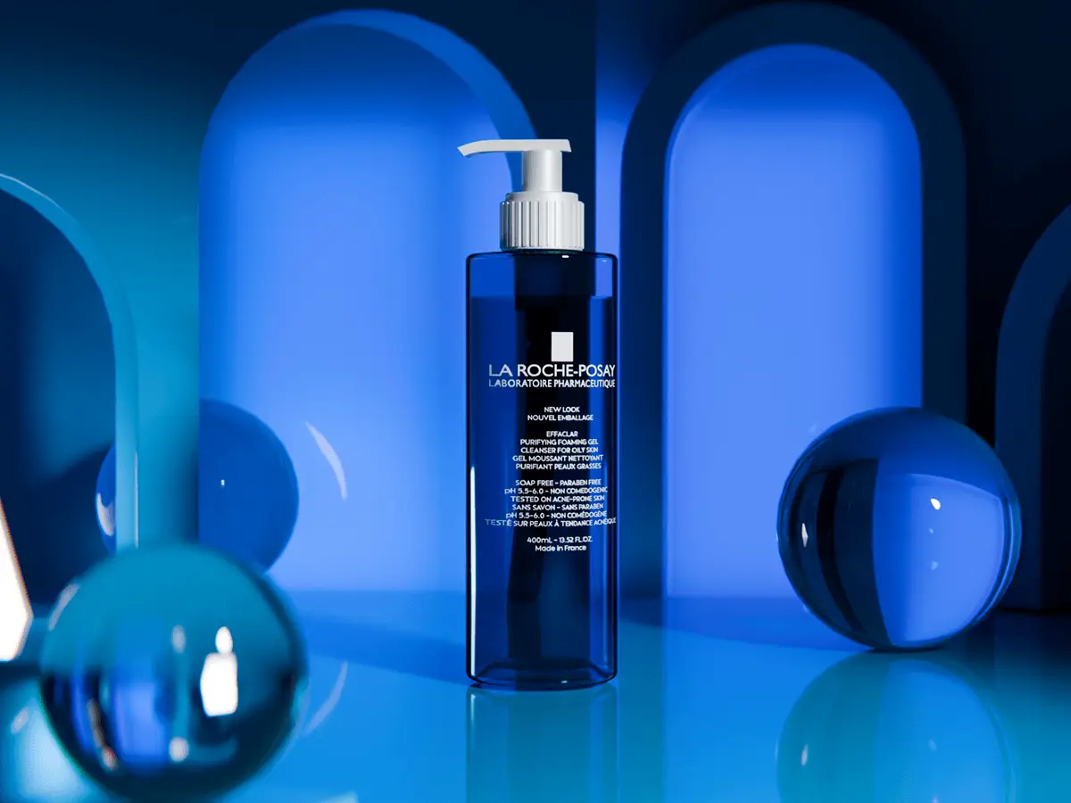 La Roche-Posay Effaclar Foaming Gel – CGI Product Visualization